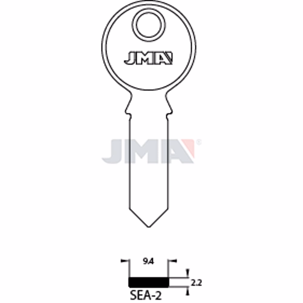 LLAVE JMA ALPACA SEGURIDAD (SEA-2)