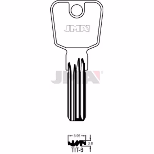 LLAVE JMA LATON SEGURIDAD (TIT-6)