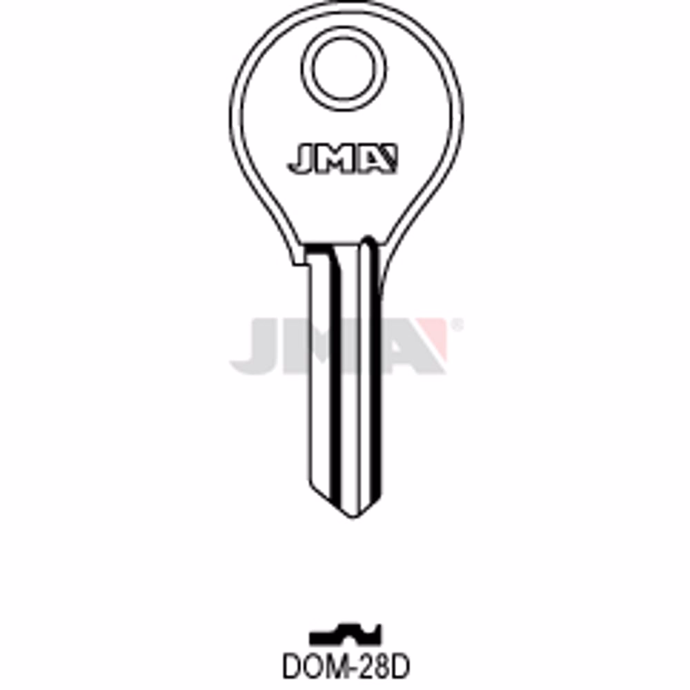 LLAVE JMA ACERO-C (DOM-28D)