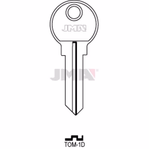 LLAVE JMA ACERO-C (TOM-1D)