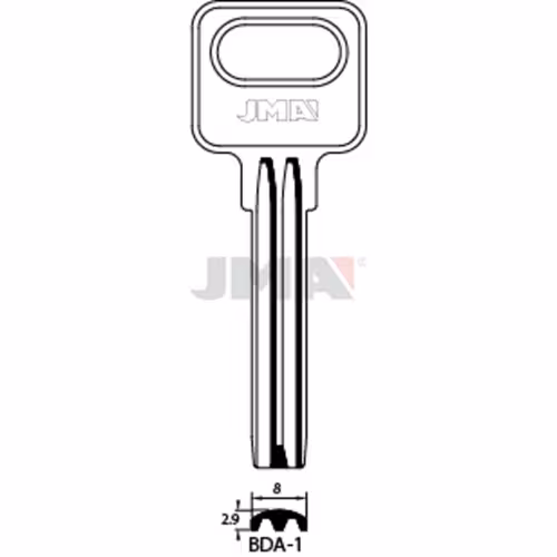 LLAVE JMA LATON SEGURIDAD (BDA-1)