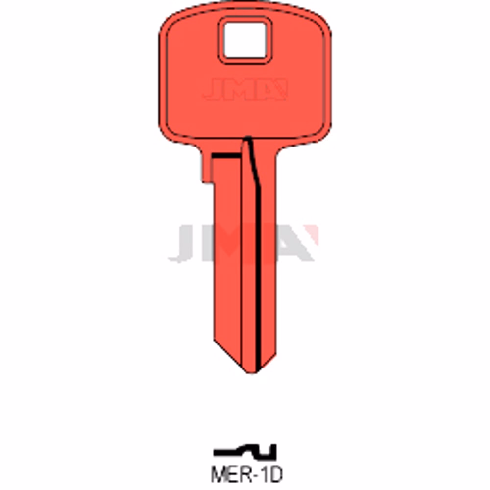 LLAVE JMA ALUMINIO (MER-1D ROJO)