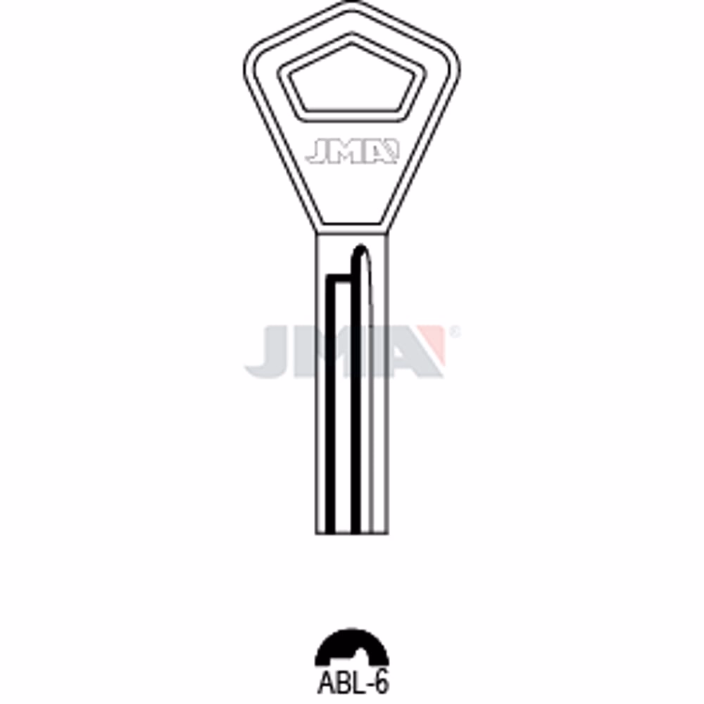 LLAVE JMA LATON SEGURIDAD (ABL-6)