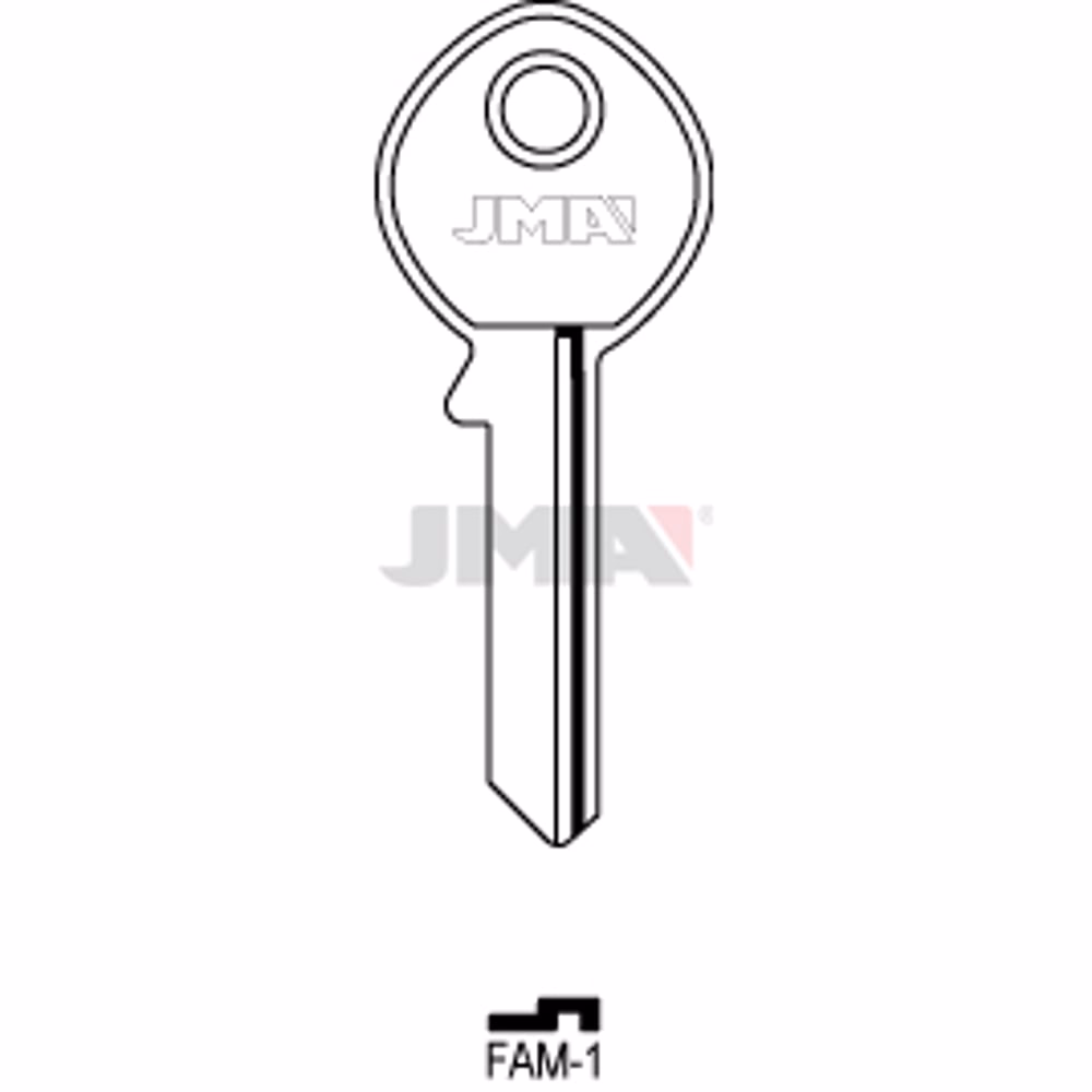 LLAVE JMA ACERO-C (FAM-1)