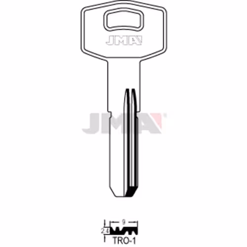 LLAVE JMA LATON SEGURIDAD (TRO-1)
