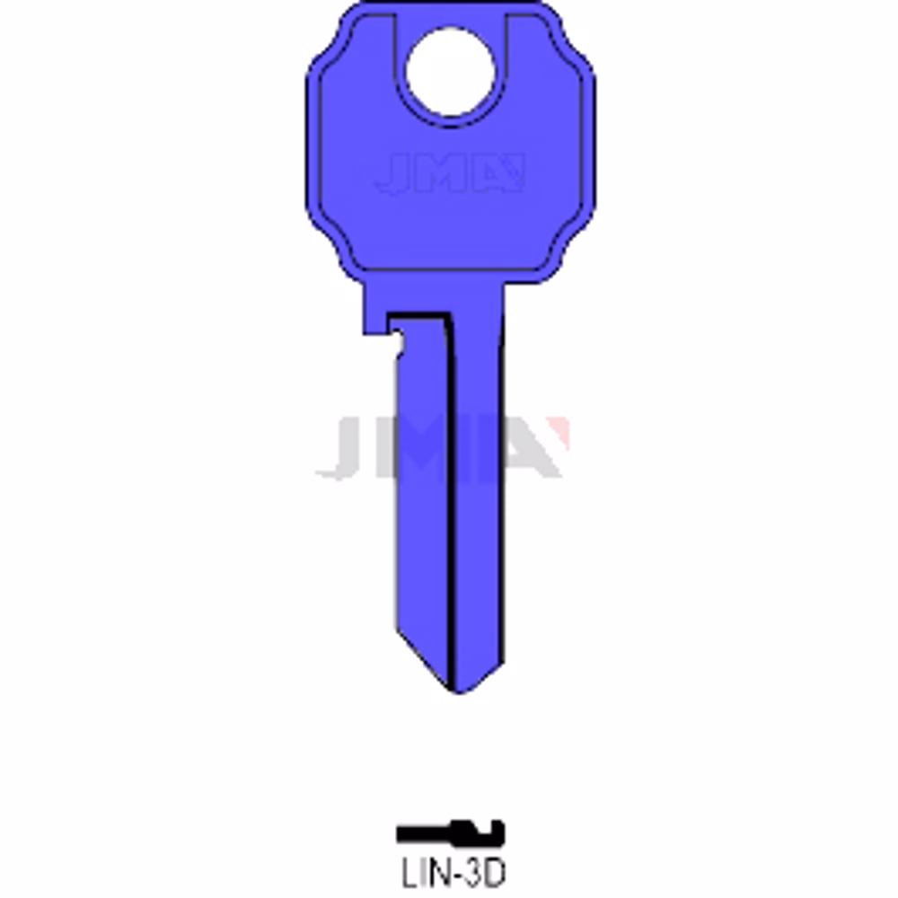 LLAVE JMA ALUMINIO (LIN-3D AZUL)