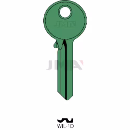 LLAVE JMA ALUMINIO (WIL-1D VERDE)