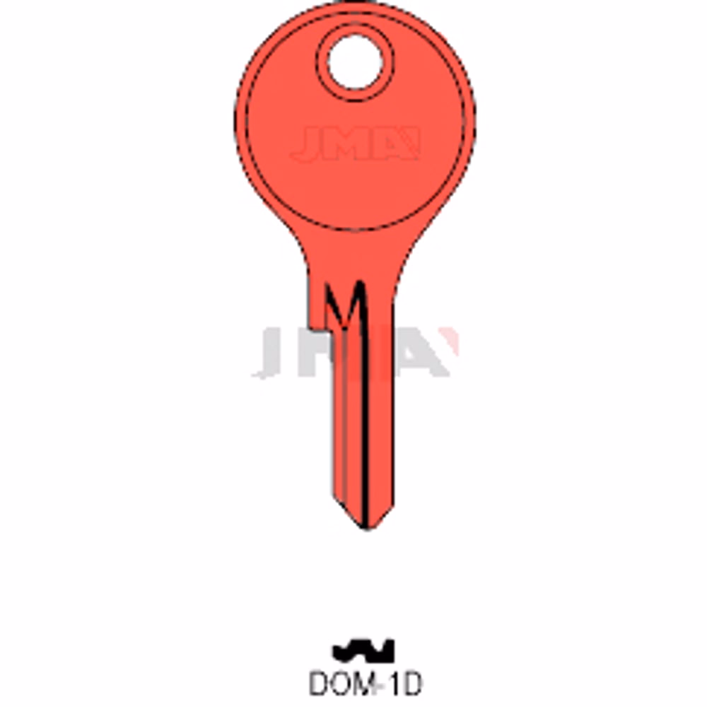 LLAVE JMA ALUMINIO (DOM-1D ROJO)