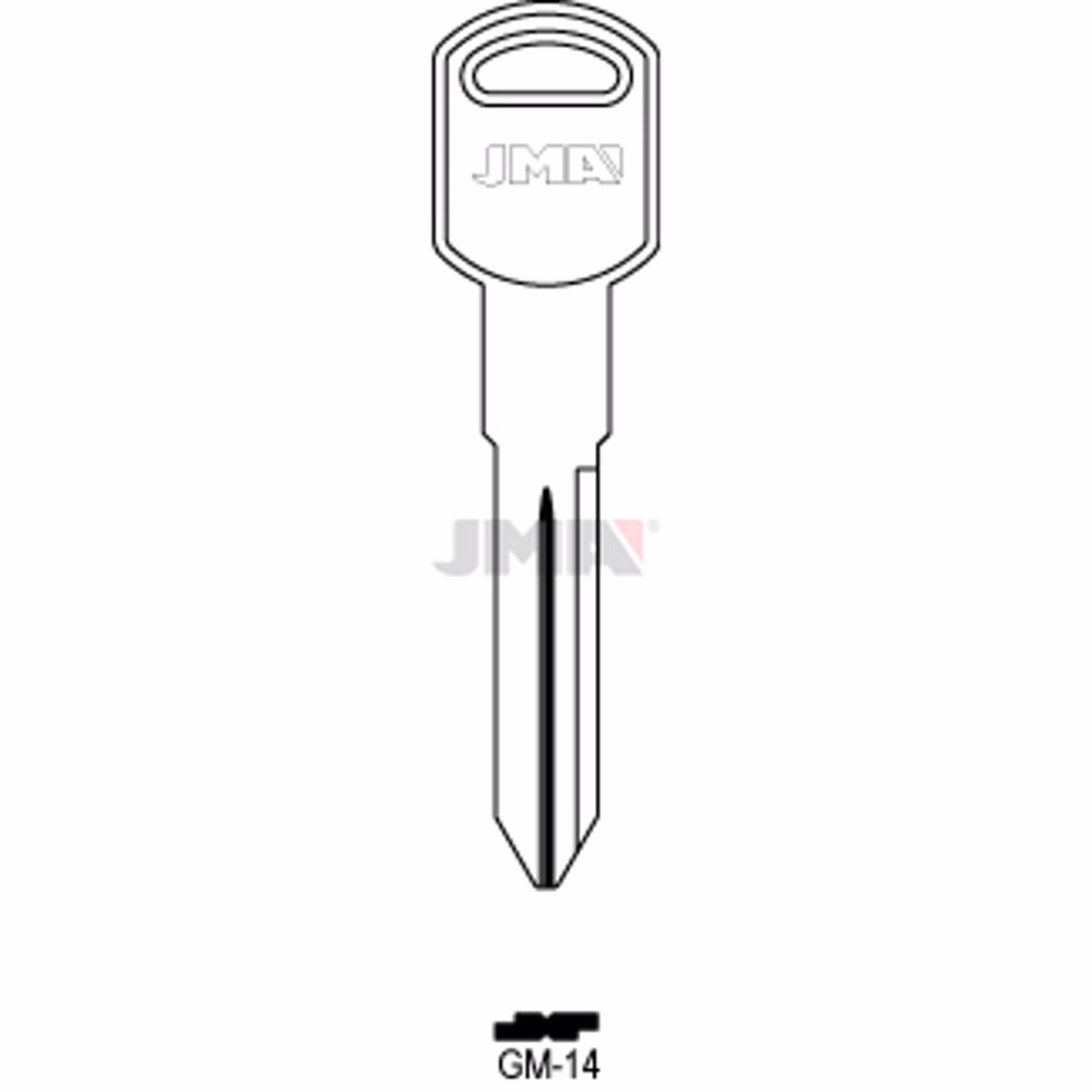 LLAVE JMA ACERO-C (GM-14)