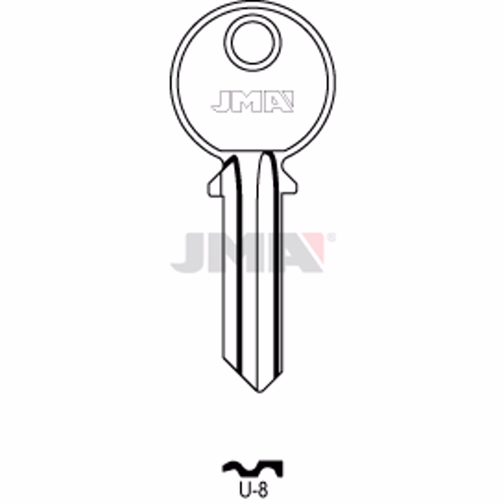 LLAVE JMA ACERO-C (U-8)