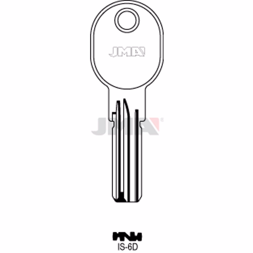 LLAVE JMA LATON SEGURIDAD (IS-6D)