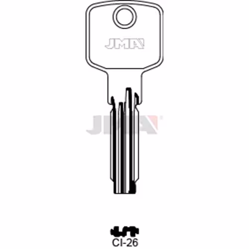 LLAVE JMA LATON SEGURIDAD (CI-26)