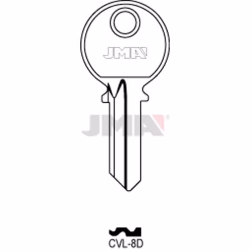 LLAVE JMA ACERO-B (CVL-8D)