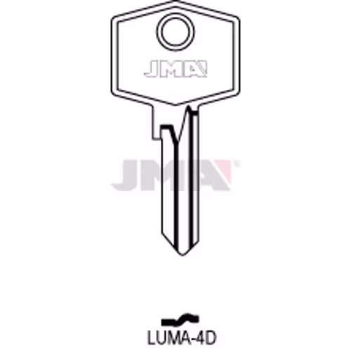 LLAVE JMA ACERO-B (LUMA-4D)
