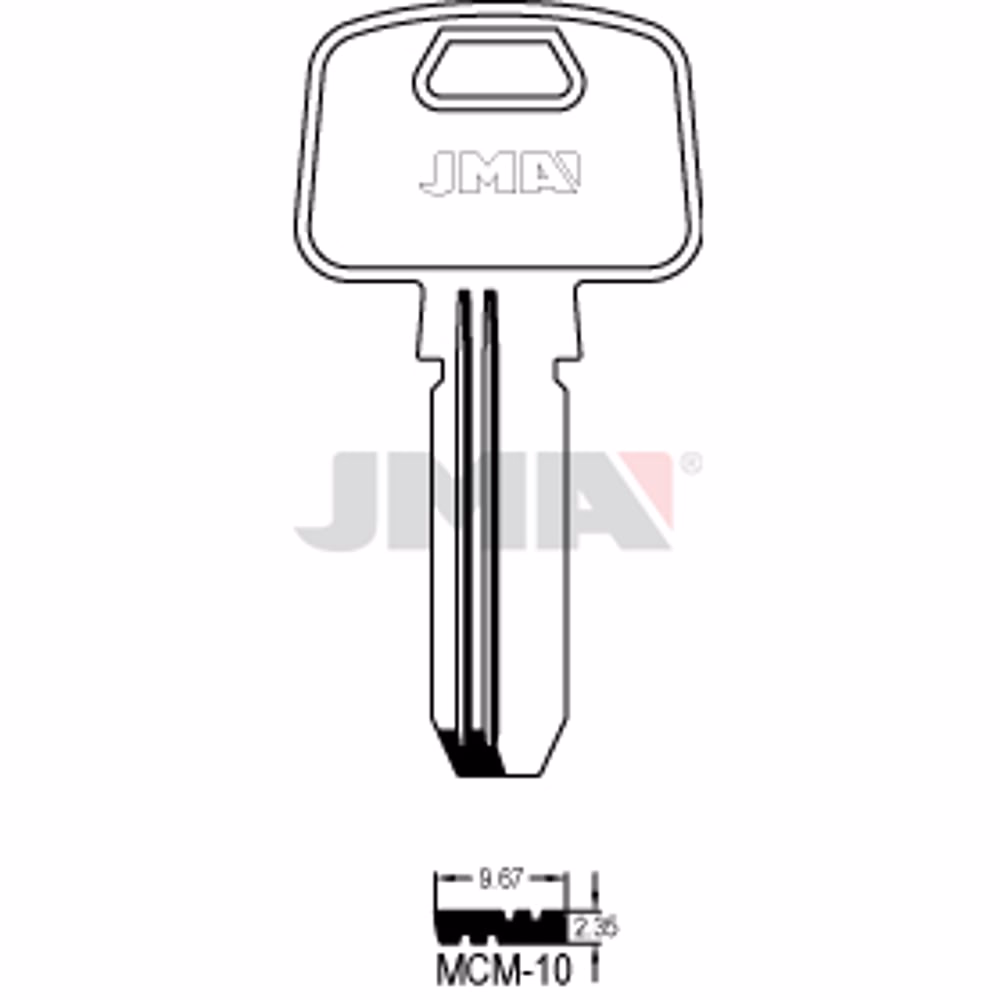 LLAVE JMA LATON SEGURIDAD (MCM-10)