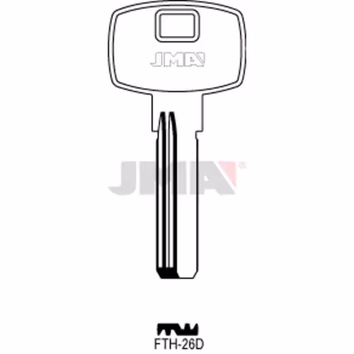 LLAVE JMA LATON SEGURIDAD (FTH-26D)
