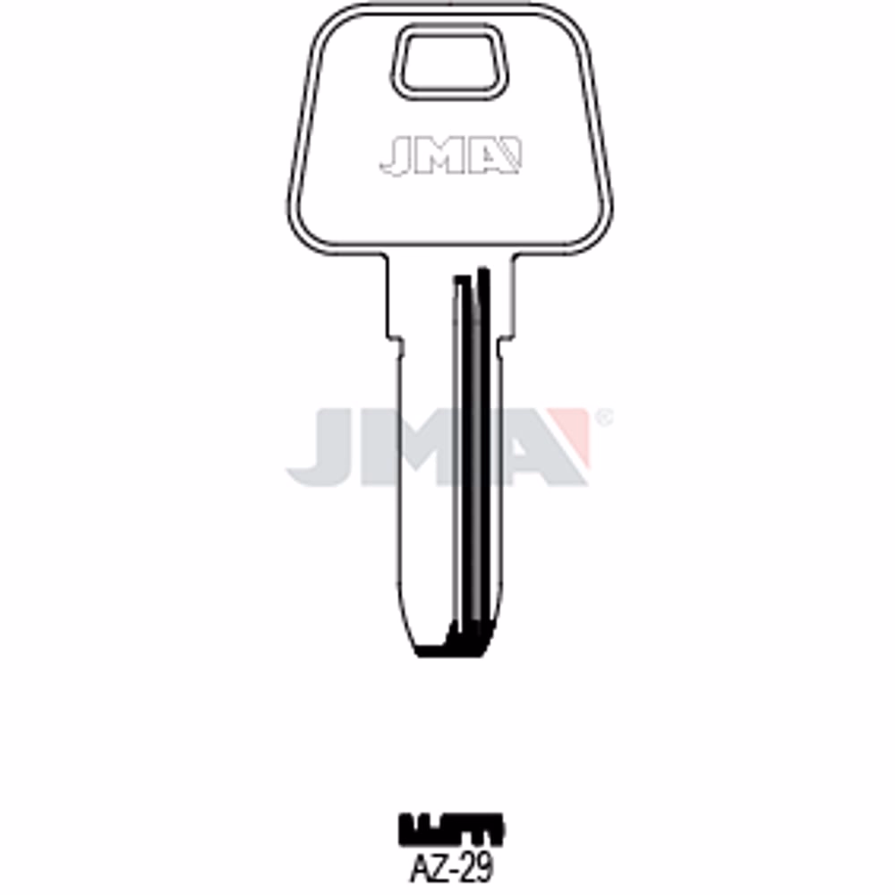 LLAVE JMA LATON SEGURIDAD (AZ-29)