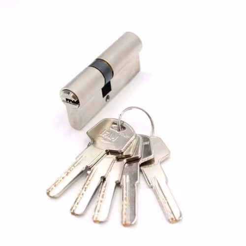 Security Cylinder START R, Cam 15mm 30x40 Nickel