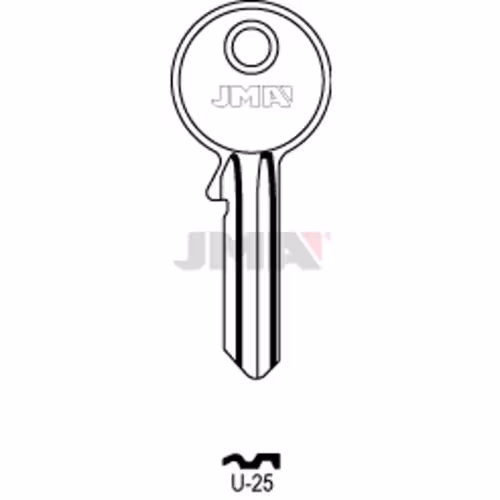 LLAVE JMA ACERO-C (U-25)