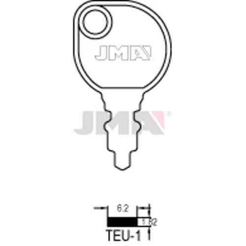 LLAVE JMA ACERO-C (TEU-1)