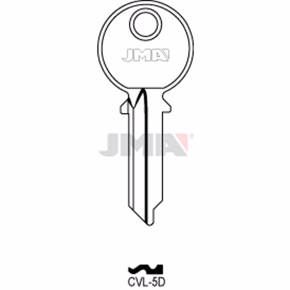 LLAVE JMA ACERO-A (CVL-5D)