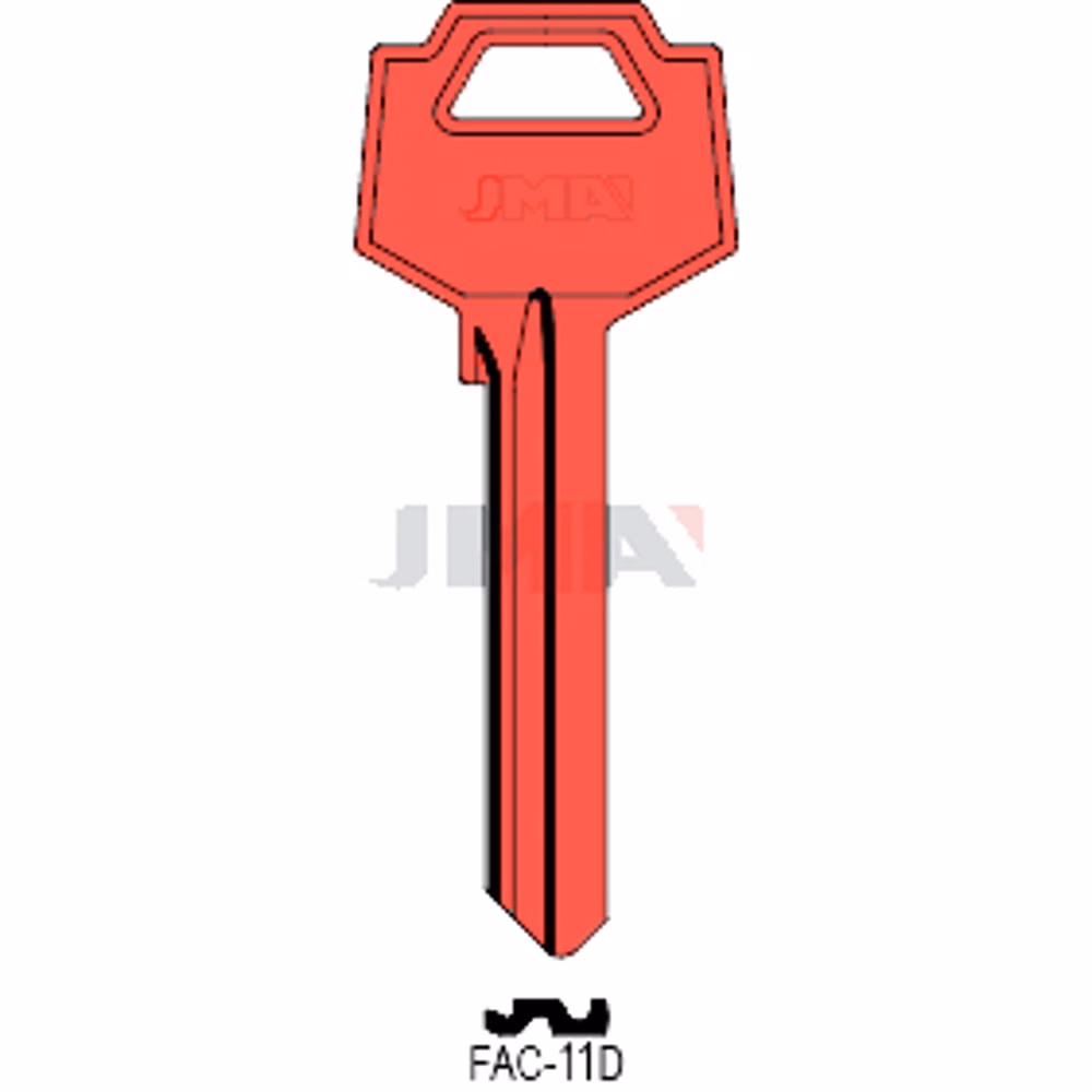 LLAVE JMA ALUMINIO (FAC-11D ROJO)