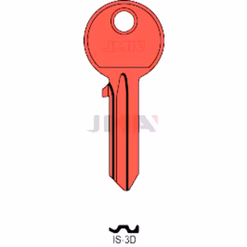 LLAVE JMA ALUMINIO (IS-3D ROJO)