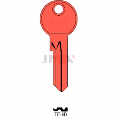 LLAVE JMA ALUMINIO (TIT-8D ROJO)