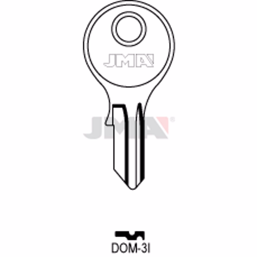LLAVE JMA ACERO-B (DOM-3I)