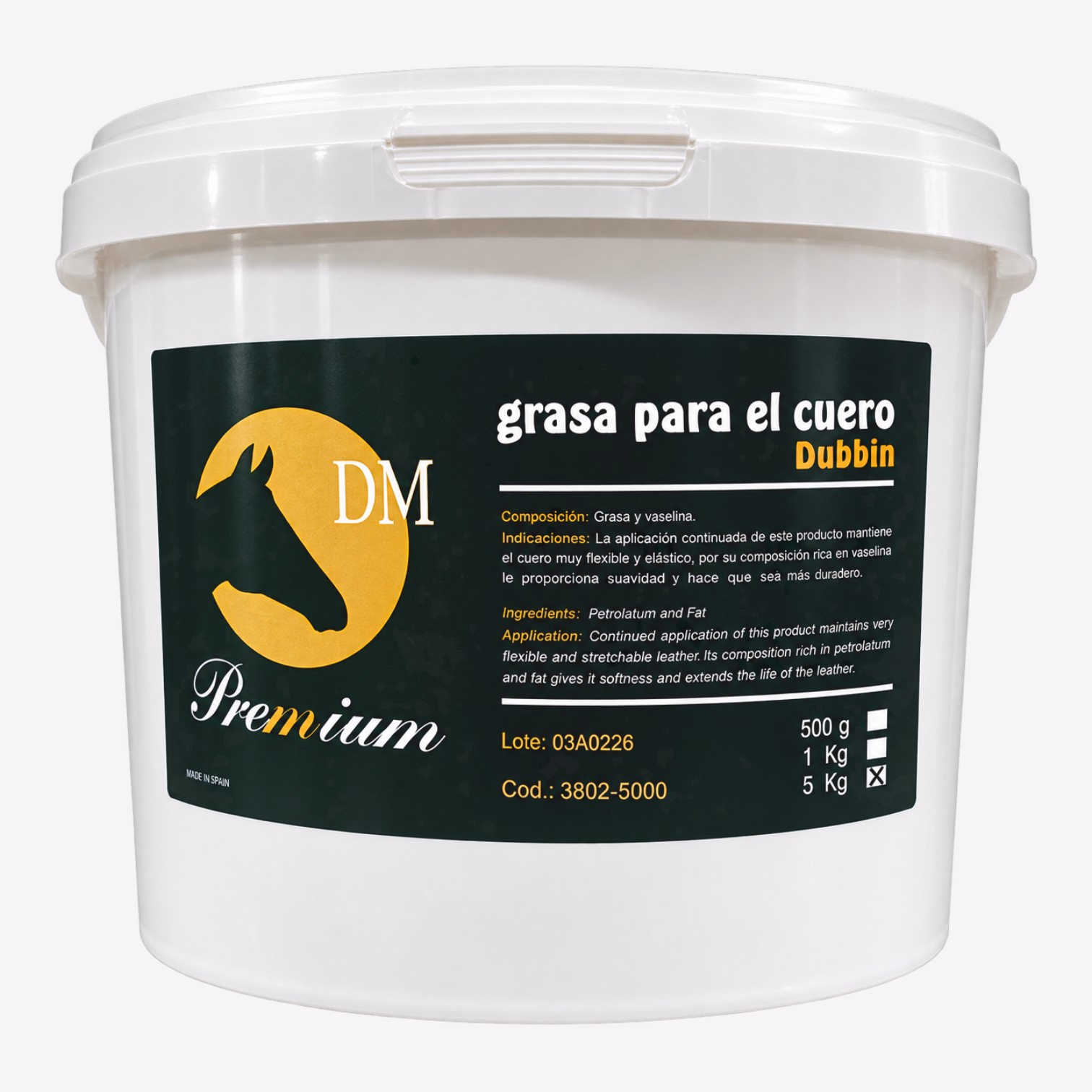 3802B- Grasa caballo Premium
