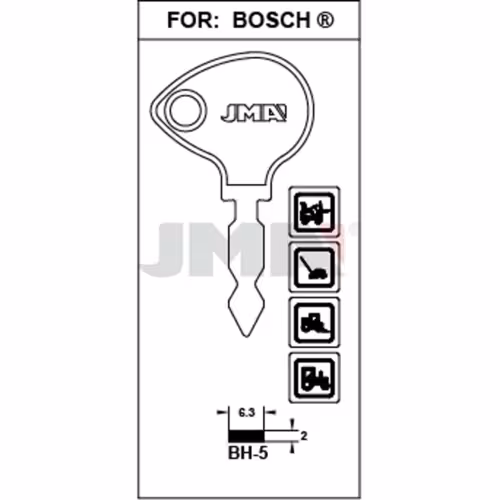 LLAVE JMA ACERO-C (BH-5)