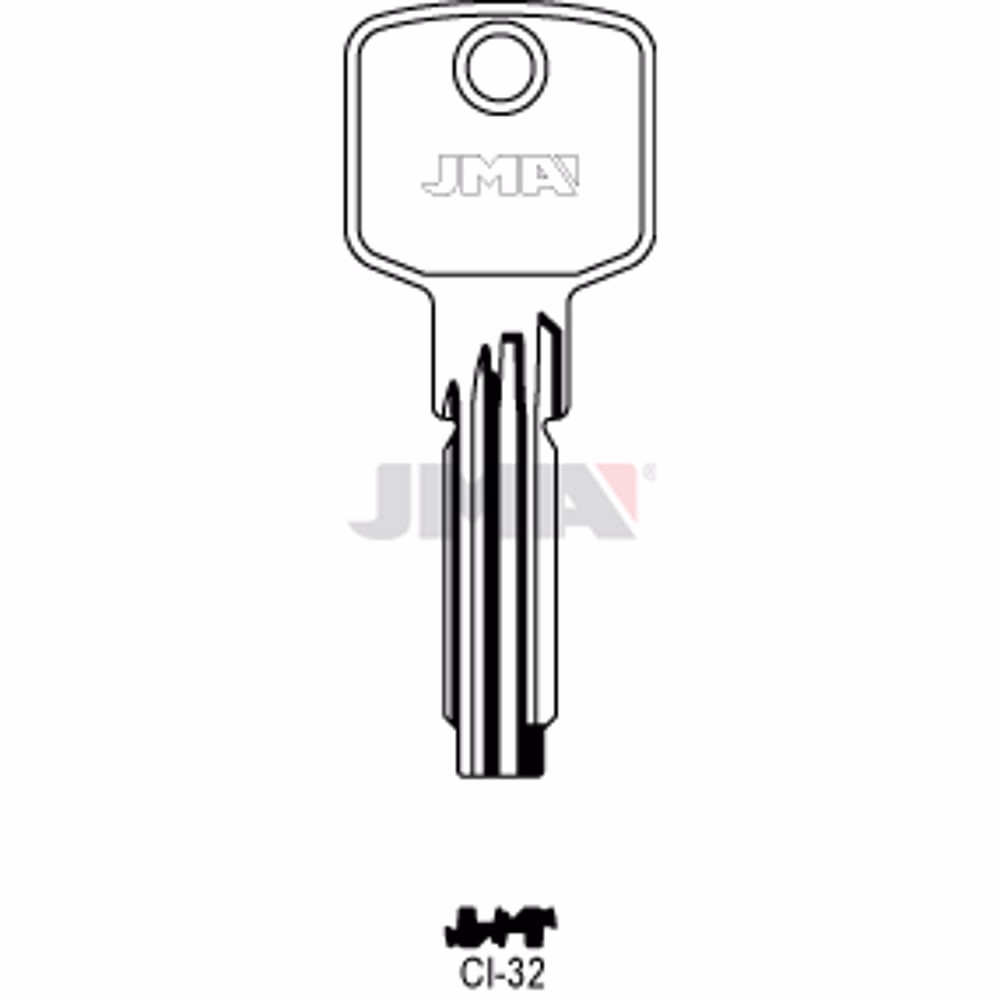 LLAVE JMA LATON SEGURIDAD (CI-32)