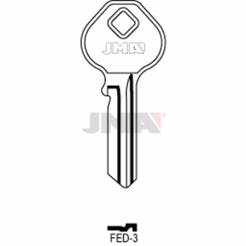 LLAVE JMA ACERO-C (FED-3)