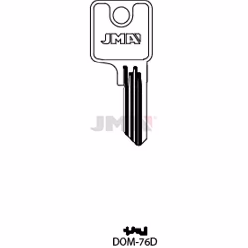 LLAVE JMA ACERO-C (DOM-76D)