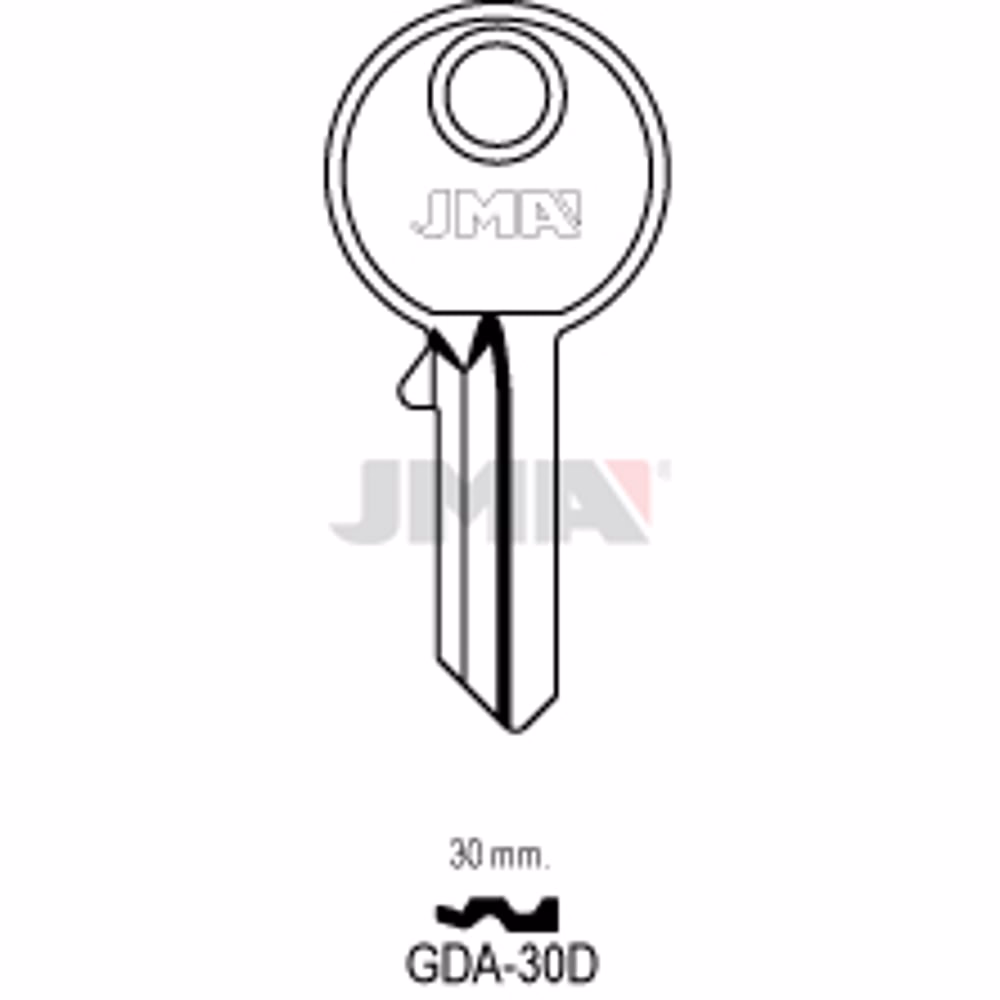 LLAVE JMA ACERO-C (GDA-30D)