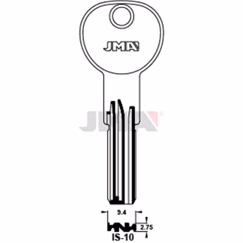LLAVE JMA LATON SEGURIDAD (IS-10)