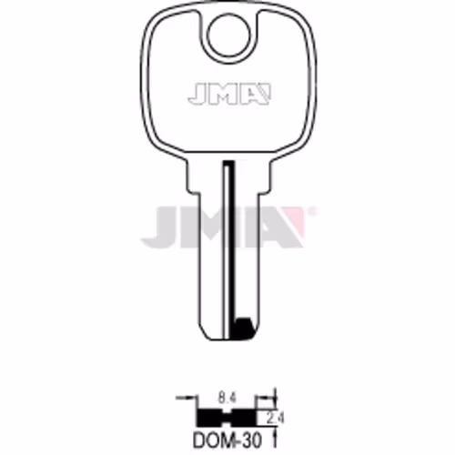 LLAVE JMA ALPACA SEGURIDAD (DOM-30)