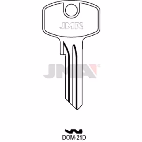 LLAVE JMA ACERO-C (DOM-21D)
