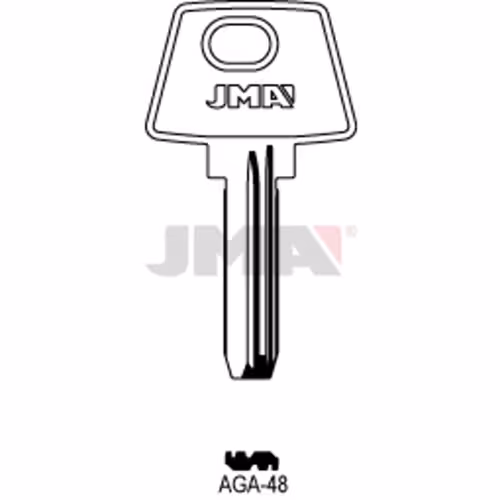 LLAVE JMA LATON SEGURIDAD (AGA-48)