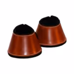 Campana abierta de cuero (avellana)