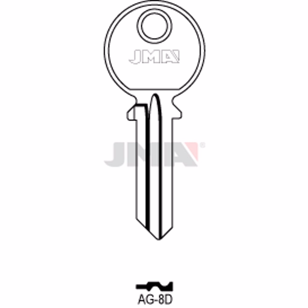 LLAVE JMA ACERO-C (AG-8D)
