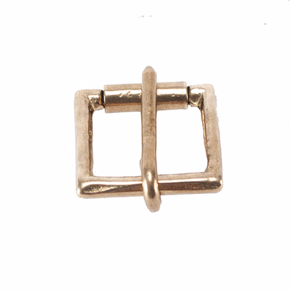 HEBILLA RECTANGULAR CON COSCOJO LATON