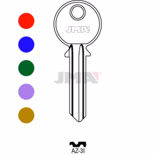 LLAVE JMA ALUMINIO (AZ-3I SURTIDO)