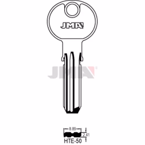 LLAVE JMA LATON SEGURIDAD (HTE-50)