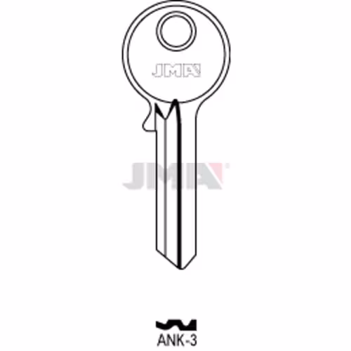 LLAVE JMA ACERO-C (ANK-3)