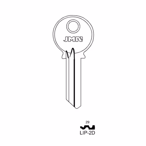 LLAVE JMA ACERO-C (LIP-2D)