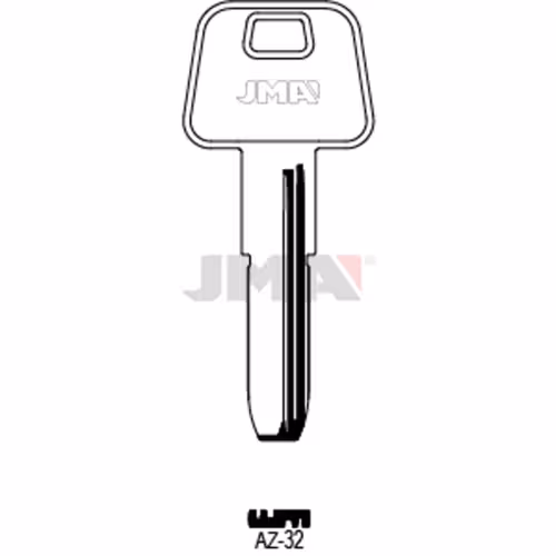 LLAVE JMA LATON SEGURIDAD (AZ-32)