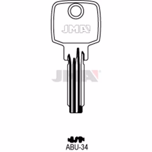 LLAVE JMA LATON SEGURIDAD (ABU-34)
