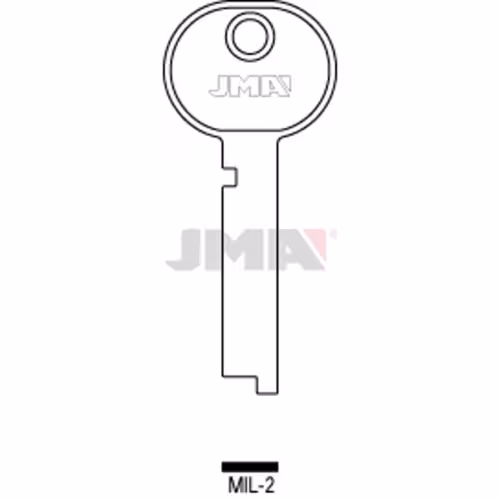LLAVE JMA ACERO-C (MIL-2)