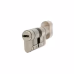 High Security Cylinder IRIDIUM M, Single-Clutch, Knob and Cam 15mm 35x35 Nickel